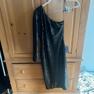NWT Dress the Population Sequin Midi Dress